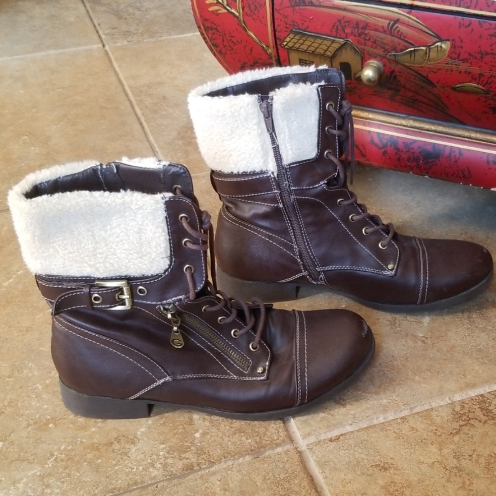 G by Guess Fur Boots